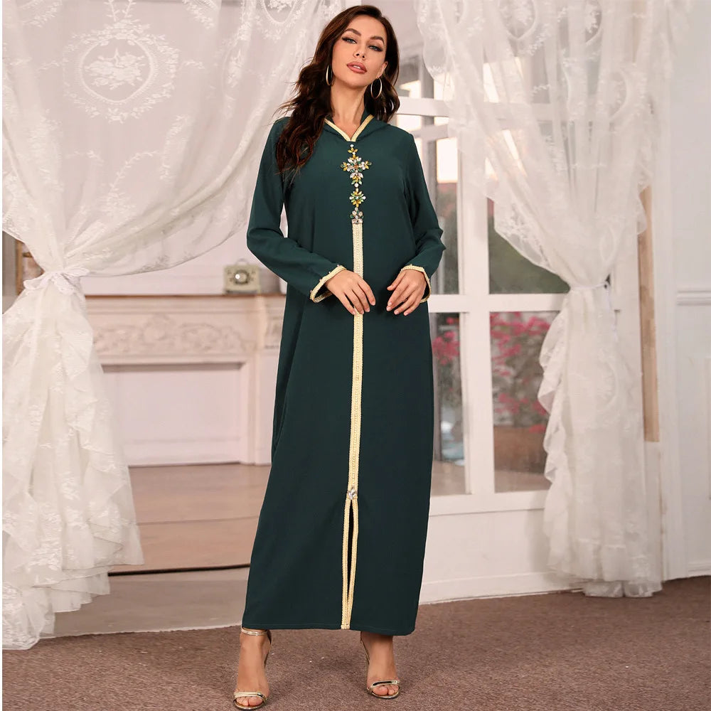 Abaya Dubai Turkey Muslim Fashion Hijab Dress Islam Clothing Turkey Long Dresses For Women Robe De Moda Musulman Djellaba Femme