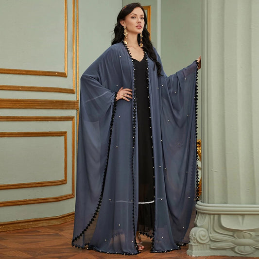 Kaftan Dubai Abaya Kimono Cardigan Hijab Muslim Dress Saudi Arabic Turkish Dresses Abayas For Women Robe Femme Islam Clothing