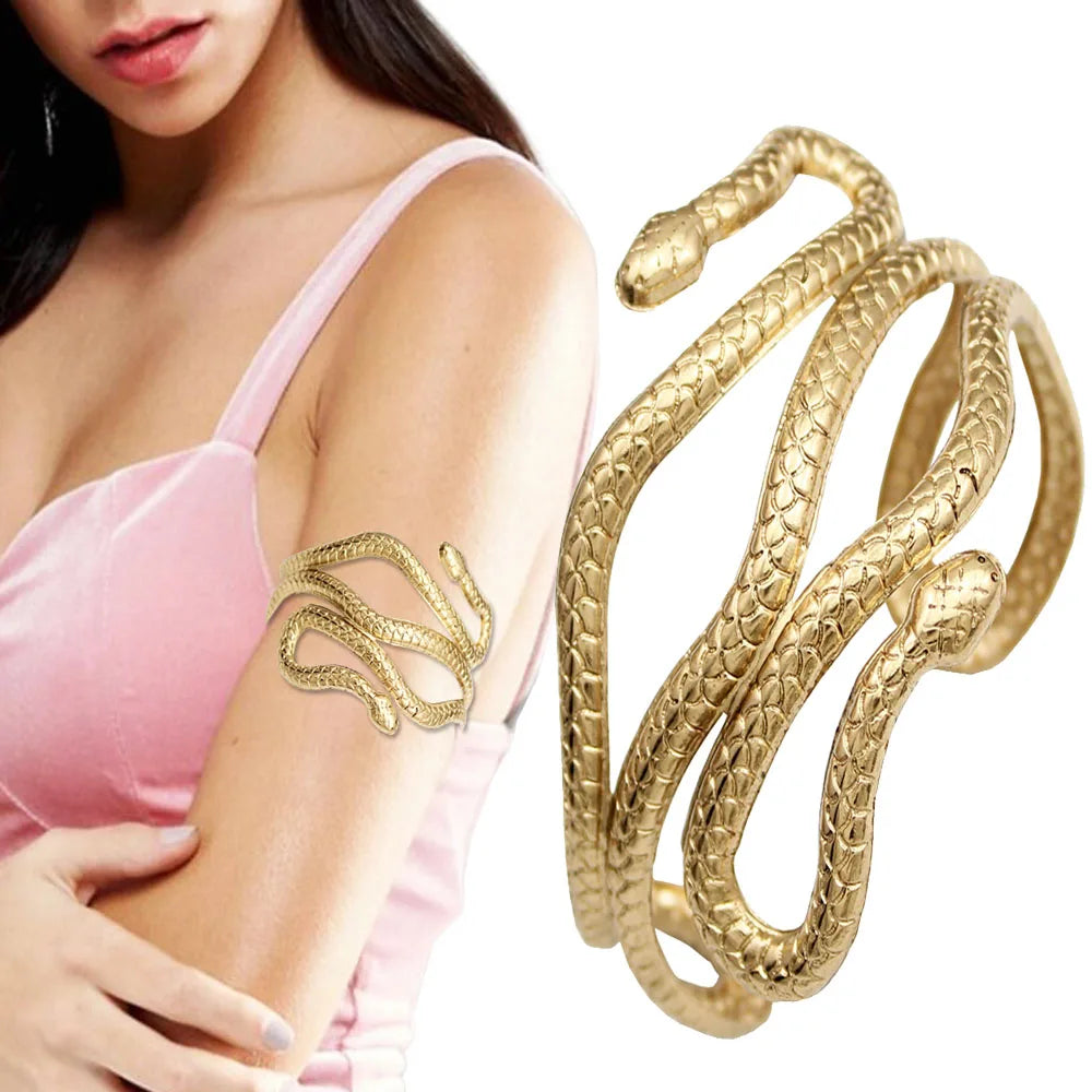 Bohemian Fashion Roman Laurel Leaf Bracelet Armband Upper Arm Cuff Woman Armlet Hand Chain Bridal Wedding Jewelry Accessories