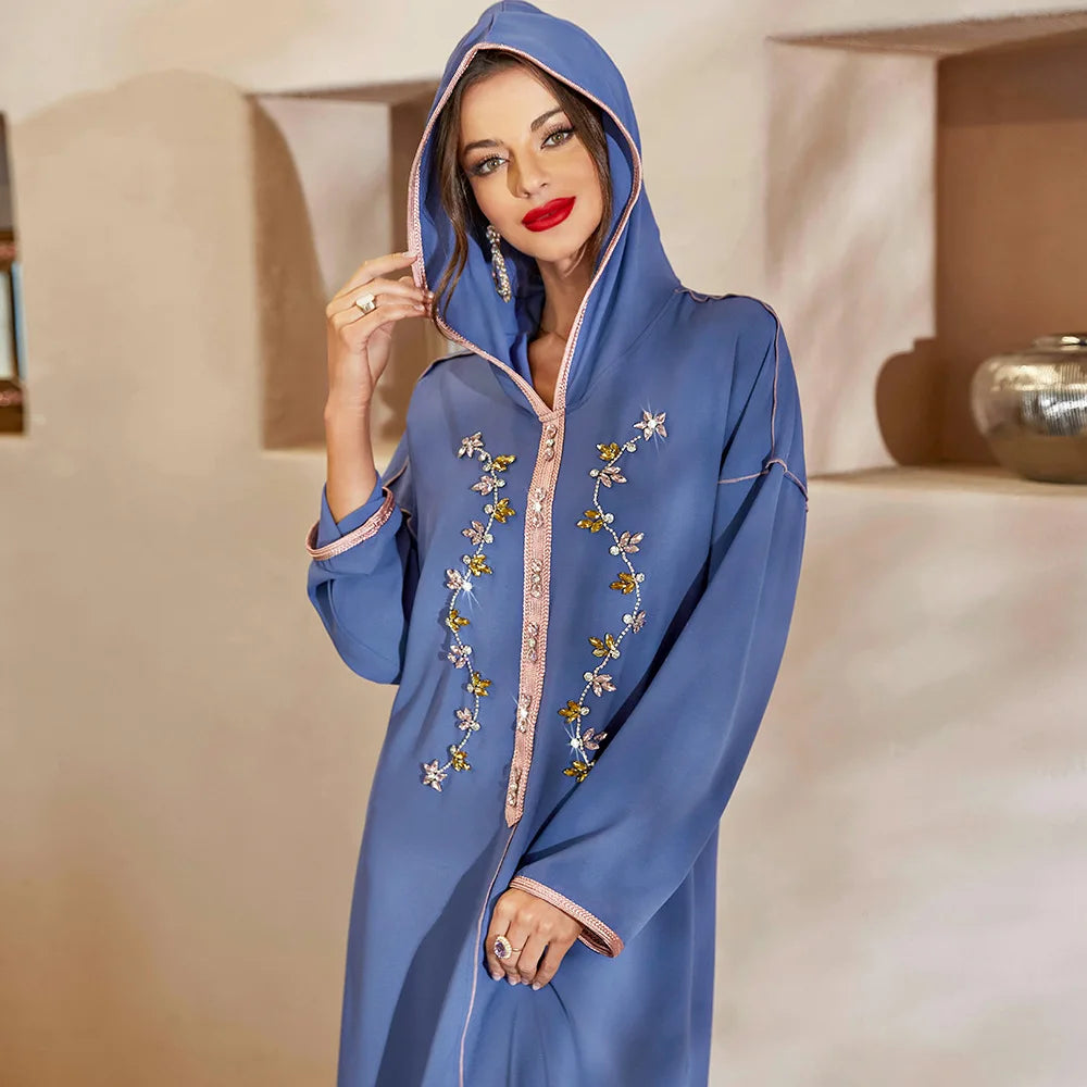 Ramadan Eid Kaftans Abaya Dubai Saudi Arabia Turkey Islam Muslim Modest Dress Abayas For Women Robe Longue Djellaba Femme Caftan