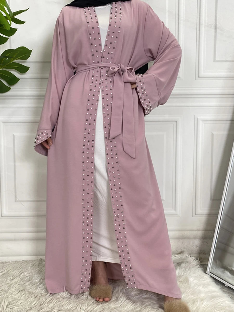 Modest Abaya Ramadan Dubai Robe Femme Musulmane Turkey Kaftan Islamic Clothing Muslim For Women Kimono Caftan Marocain Cardigan