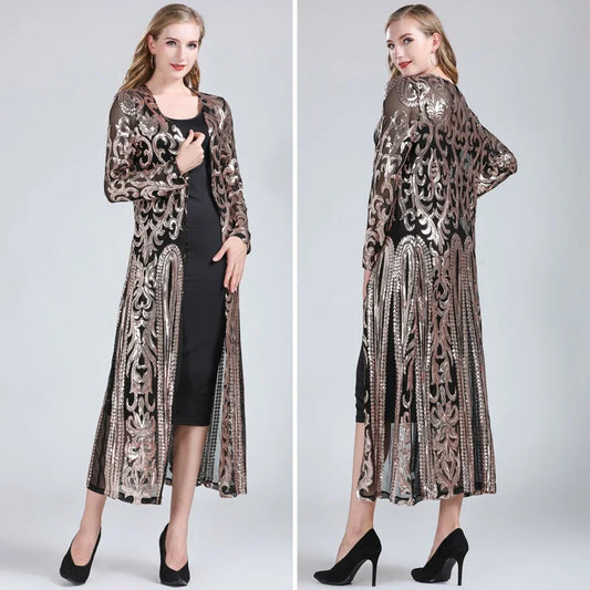 Abaya de Luxe en dentelle de Paillette