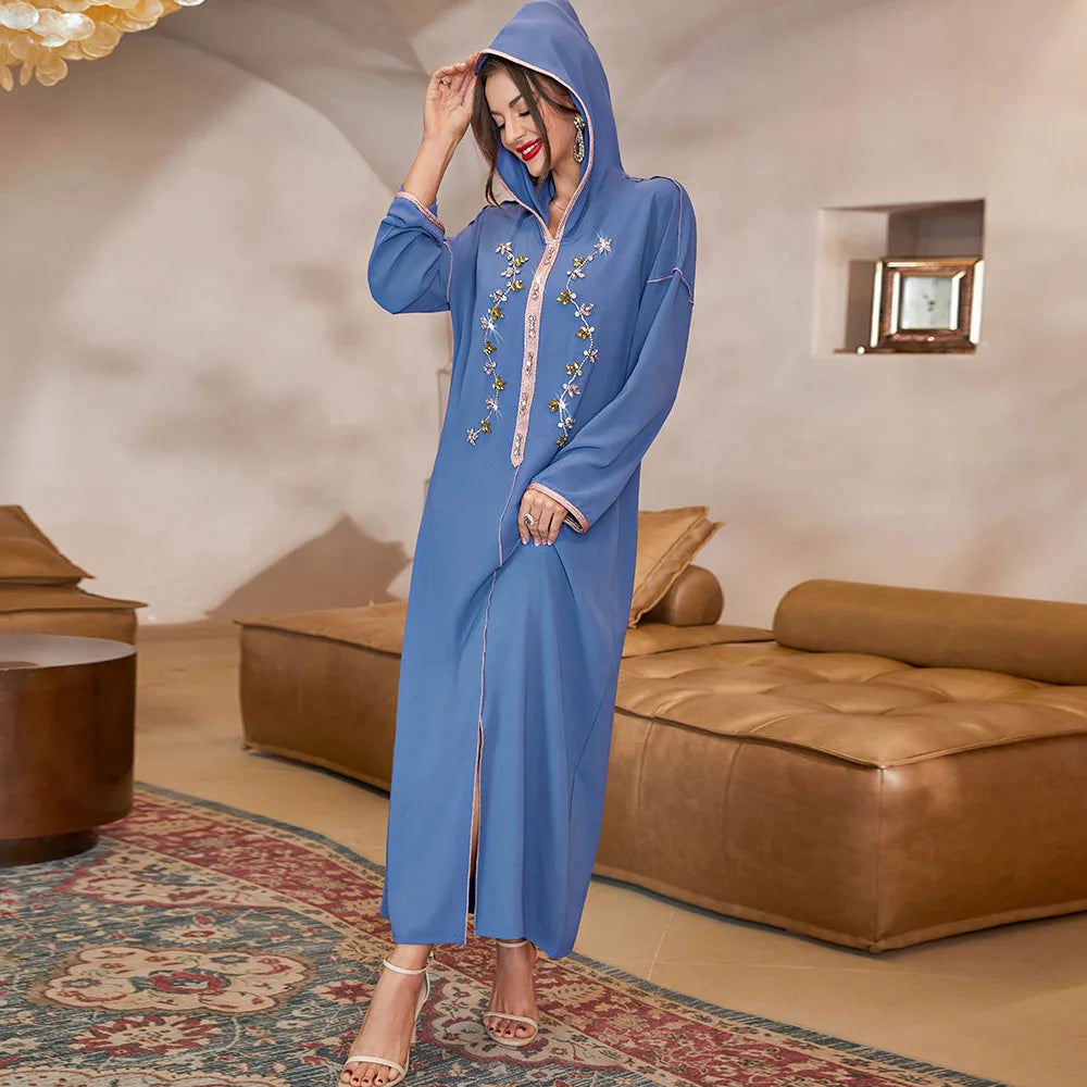 Ramadan Eid Kaftans Abaya Dubai Saudi Arabia Turkey Islam Muslim Modest Dress Abayas For Women Robe Longue Djellaba Femme Caftan