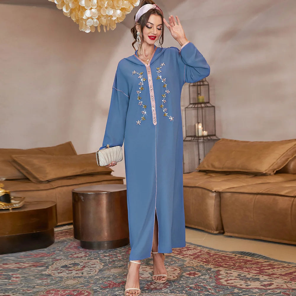 Ramadan Eid Kaftans Abaya Dubai Saudi Arabia Turkey Islam Muslim Modest Dress Abayas For Women Robe Longue Djellaba Femme Caftan